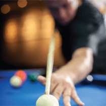 Tournament play at Brothers Billiards